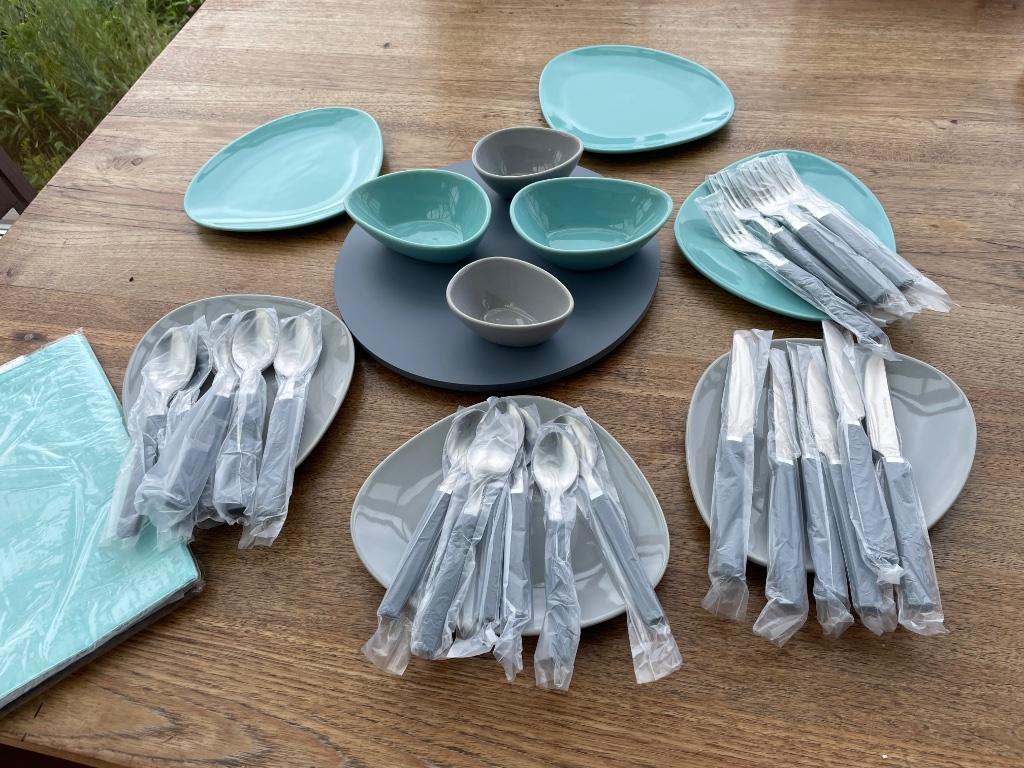 Tapas servies met draaiplaat, Ophalen, Nieuw