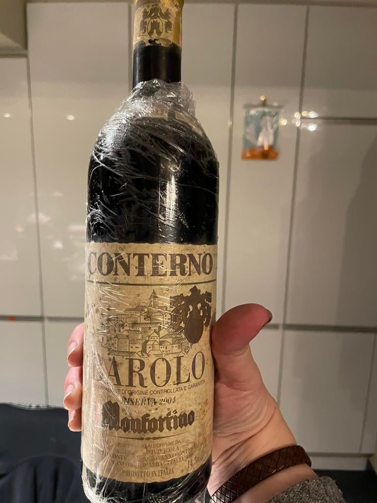 Barolo monfortino reserva 2004, Pleine, Comme neuf, Enlèvement, Vin rouge