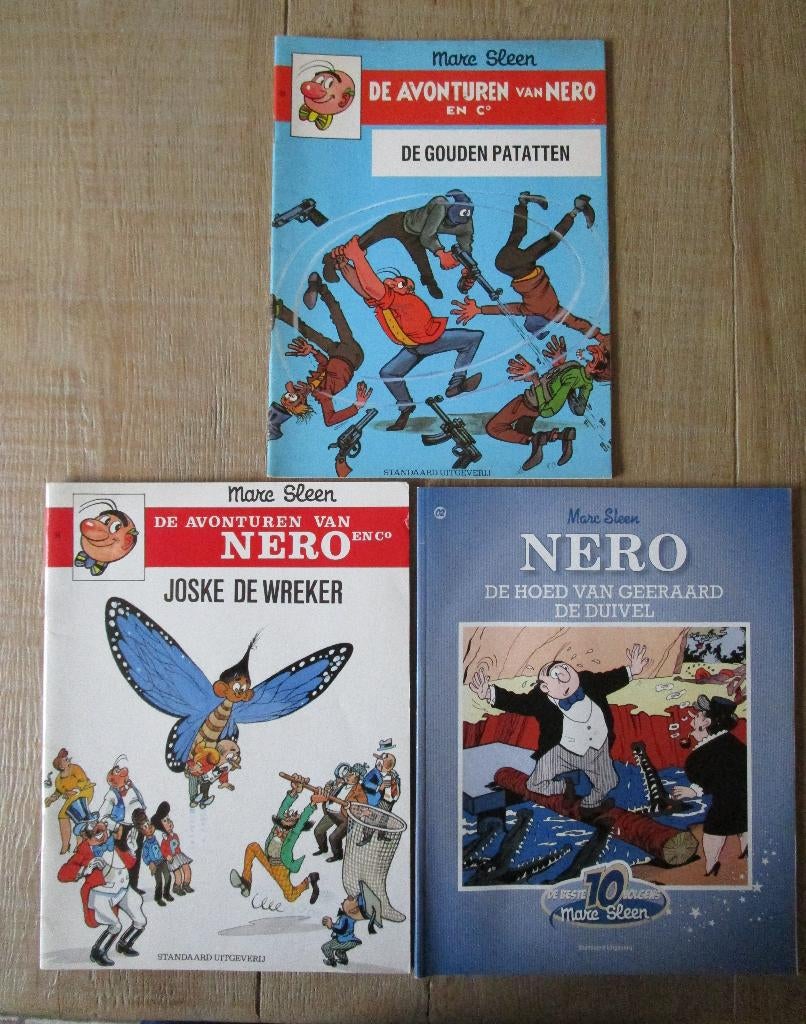 strips 3x Nero + 2x Kiekeboe, Meerdere comics, Ophalen of Verzenden, Zo goed als nieuw