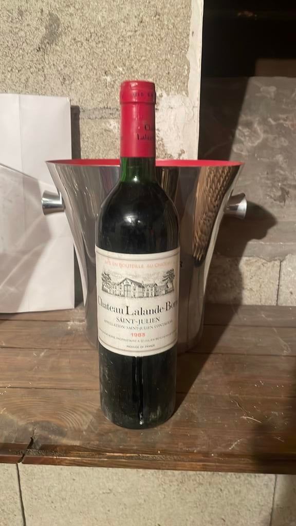 Chateau lalande borie 1983, Enlèvement ou Envoi, Comme neuf, Vin rouge