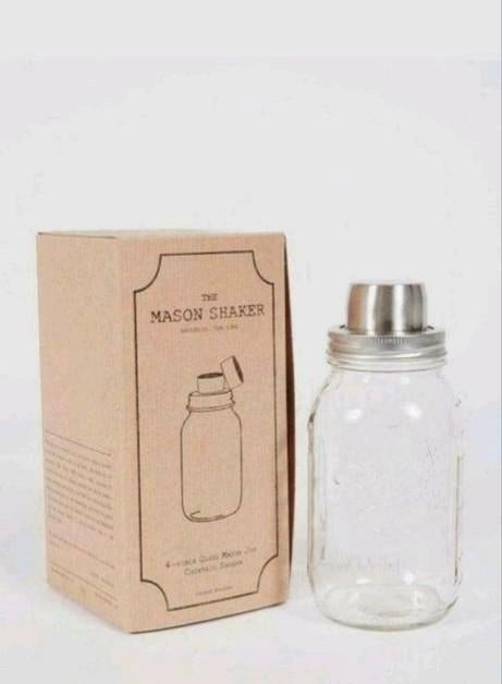 De Mason 4-delige shaker. (cocktailshaker! nieuw !), Ophalen of Verzenden, Nieuw