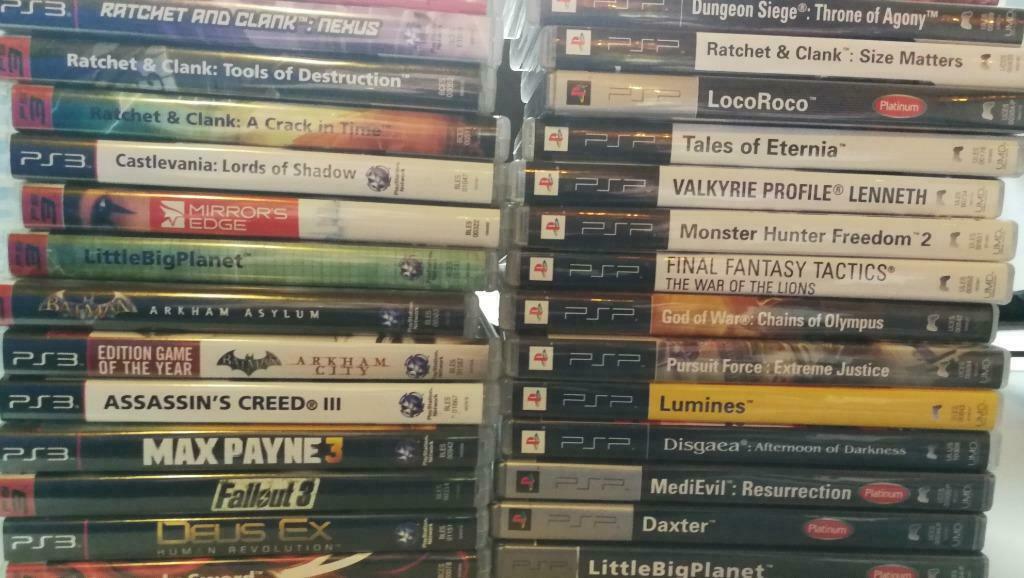 Lot de jeux vidéo PS2, PS3, PSP, PSVita, Wii, Consoles de jeu & Jeux vidéo, Jeux | Autre, Enlèvement ou Envoi, Comme neuf, Autres genres