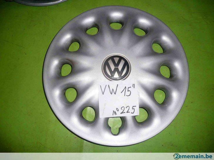 enjoliveur VW 15'' (n°225) -  1 pc    très bon état, 15 pouces, Enlèvement ou Envoi, Utilisé, Jante(s)