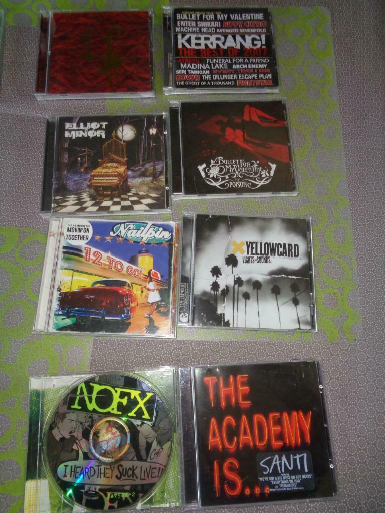 CD's Santi, Nailpin, NOFX, YellowCard, The poison, Eliot Mir, Ophalen of Verzenden