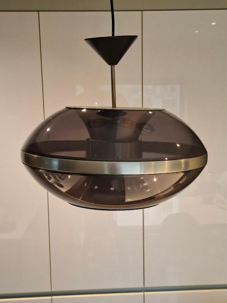 "Ufo"hanglamp van Dijkstra ,1970's space age, Ophalen, Gebruikt, Space age, Minder dan 50 cm