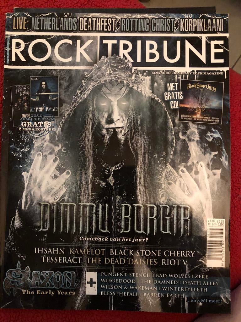 Rock Tribune - nr. 173 - april 2018 Dimmu Borgir, Ophalen, 1980 tot heden, Tijdschrift