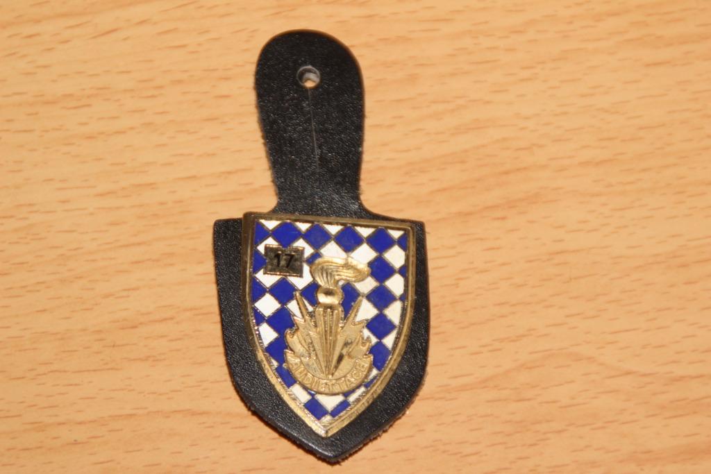 ABL "17e Cie TTR"-borsthanger, Verzamelen, Militaria | Algemeen, Verzenden, Landmacht, Embleem of Badge
