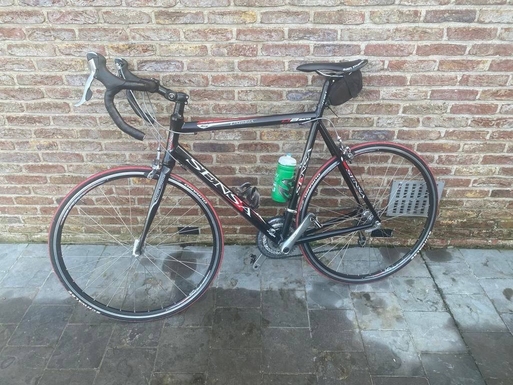 Velo de course avec hometrainer est roue arriere, Vélos & Vélomoteurs, Enlèvement, Comme neuf, Hommes, Autres marques