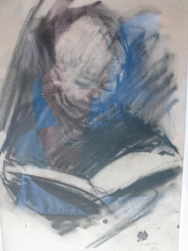 Dries Van den Broeck ' lezende jongen', Antiek en Kunst, Ophalen