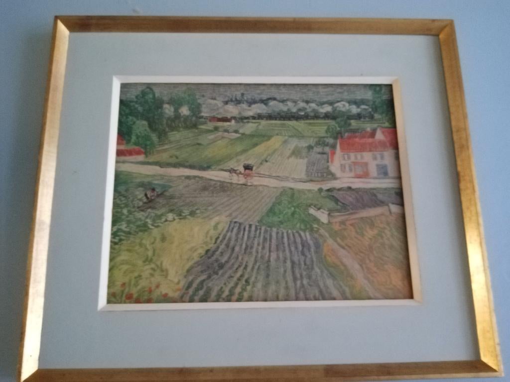 tableau signé cherche identifier se tableau de peintre, Ophalen of Verzenden