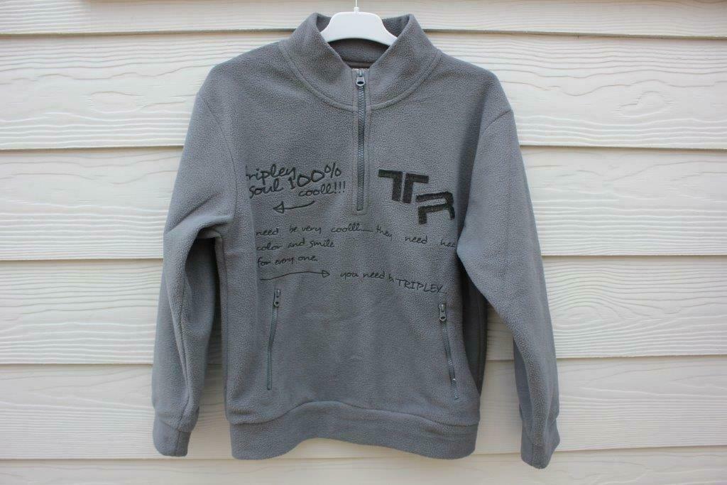 Sweat polaire gris (12 ans), Enfants & Bébés, Enlèvement ou Envoi, Utilisé, Garçon ou Fille, Pull ou Veste