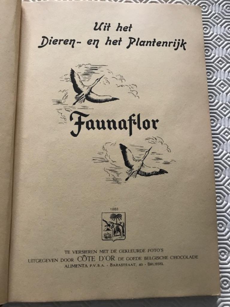chromo-album: Faunaflor uitgegeven door Côte d'o, Enlèvement ou Envoi