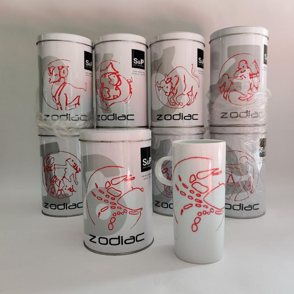 S&P Zodiac sterrenbeeld Mugs / kopjes In Gift Tin BIRTHDAY ., Huis en Inrichting, Keuken | Servies, Ophalen of Verzenden