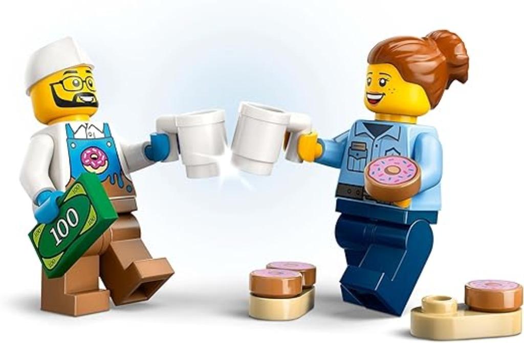 Foodtruck LEGO City Donut LIVRAISON RAPIDE ET GRATUITE, Envoi, Neuf, Ensemble complet, Lego
