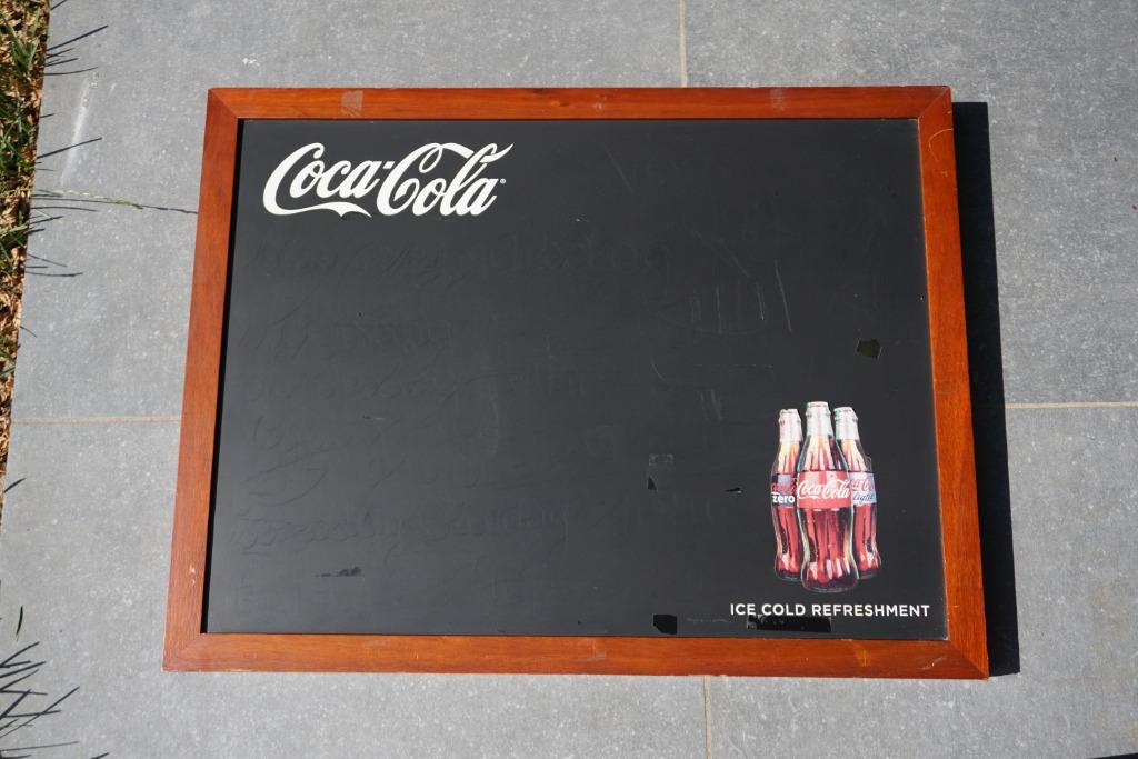 krijtbord Coca Cola - 66 cm x 51 cm, Verzamelen, Merken en Reclamevoorwerpen, Ophalen of Verzenden, Reclamebord