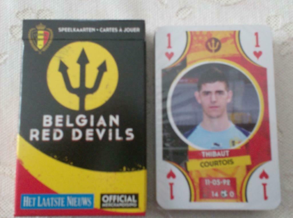 speelkaarten rode duivels, Verzamelen, Ophalen of Verzenden, Nieuw, Speelkaart(en)