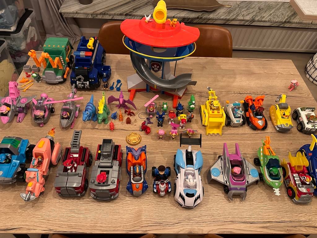 Groot lot paw patrol in uitstekende staat, Ophalen, Zo goed als nieuw