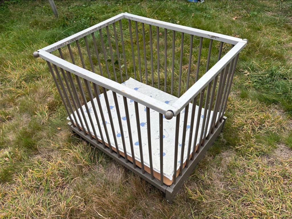 Houten kinderbox 100x80, Ophalen, Gebruikt, Rechthoekig