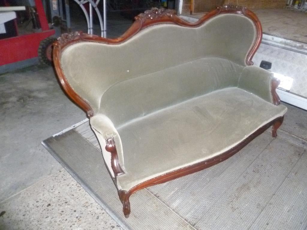 ANTIEKE  MACHONIEHOUTEN LOUIS XV ZETEL, Antiek en Kunst, Ophalen