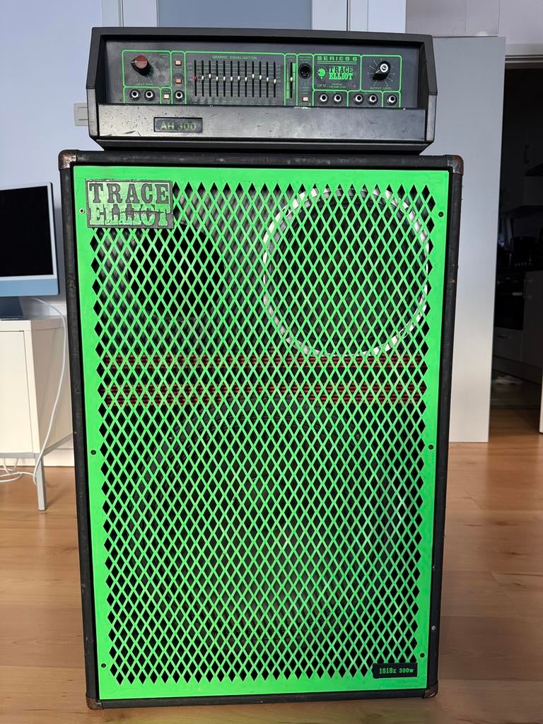 Trace elliot AH300 + Cab, Ophalen, Gebruikt, Basgitaar, 100 watt of meer