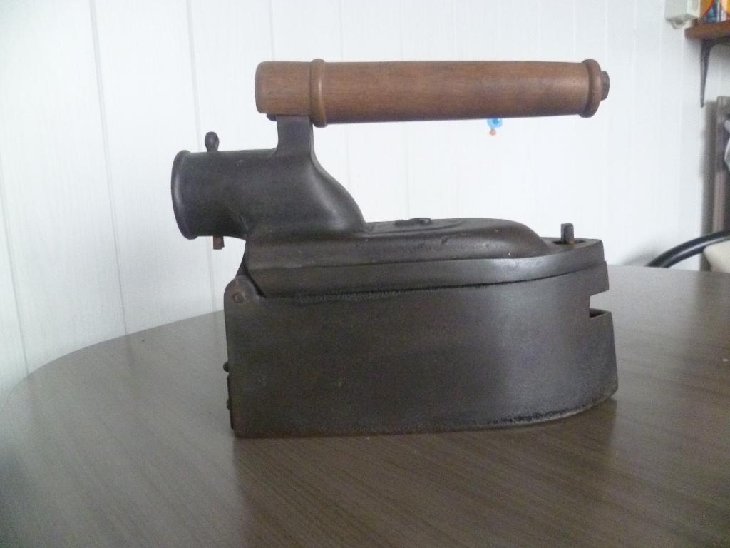 vintage strijkijzer, Ophalen