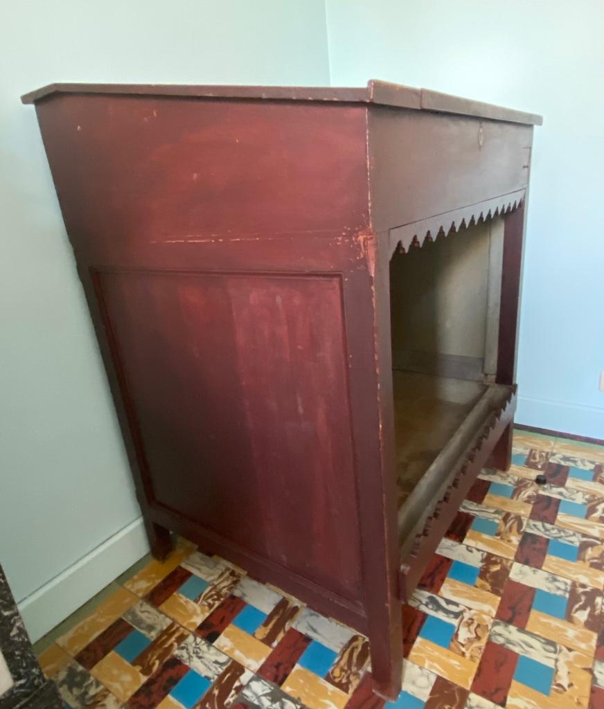 kast vorm van secretaire, Ophalen, Gebruikt
