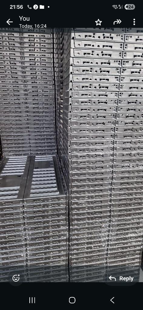 Vouwbare kratten partij 1000x, Ophalen, Opvouwbaar, 60 cm of meer, 50 tot 75 cm