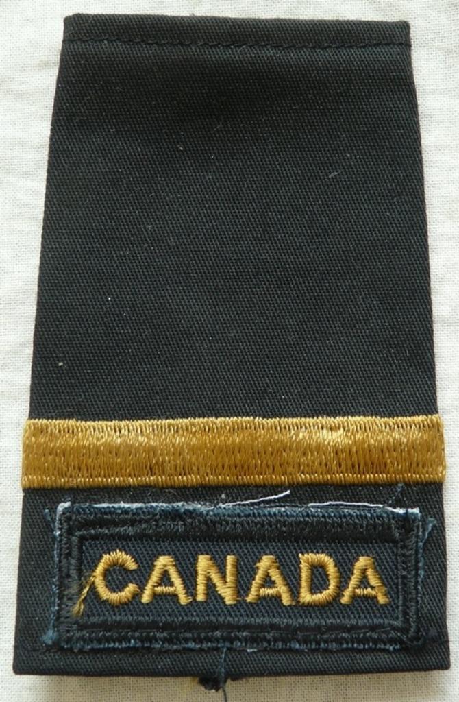 Rang Onderscheiding Rankslide, 2nd Lieutenant, Canada, 1970s, Ophalen of Verzenden, Landmacht, Overige typen