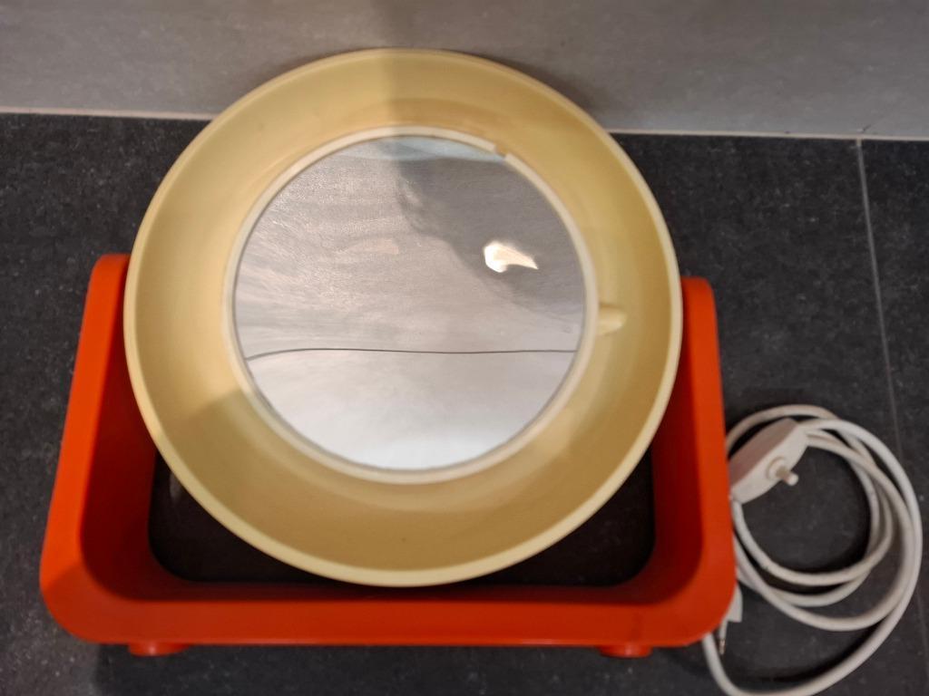 Miroir électrique Allibert vintage 60', Moins de 100 cm, Carré, Enlèvement, Utilisé