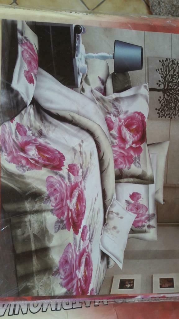 Draps microfibre 2 personnes-parure complète (1m60), Maison & Meubles, Neuf, Autres couleurs, Enlèvement, Autres types