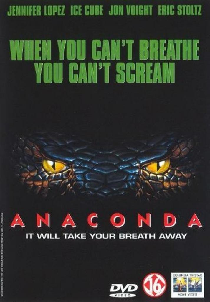 Dvd - Anaconda, Vanaf 16 jaar, Ophalen of Verzenden, Zo goed als nieuw