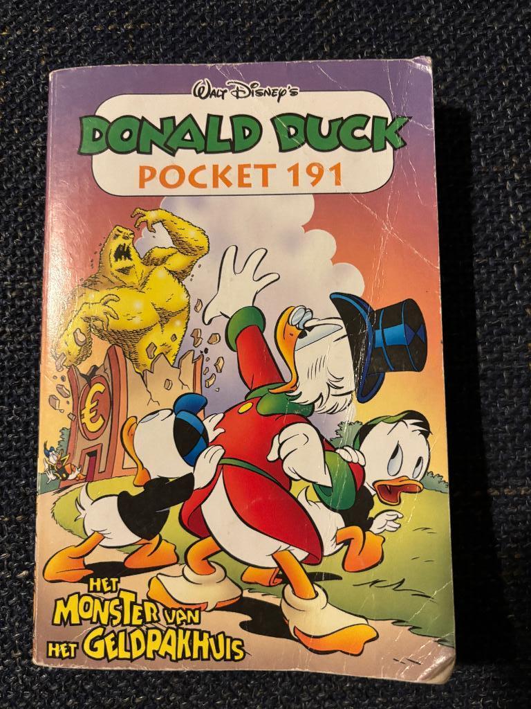 Donald Duck pocket 191 monster van het geldpakhuis, Enlèvement ou Envoi, Utilisé, Disney