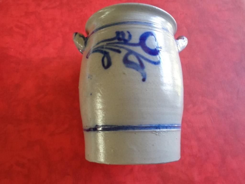 Pot en grès. "ALSACE" bleu/gris. N 6, Antiquités & Art, Antiquités | Céramique & Poterie, Enlèvement ou Envoi
