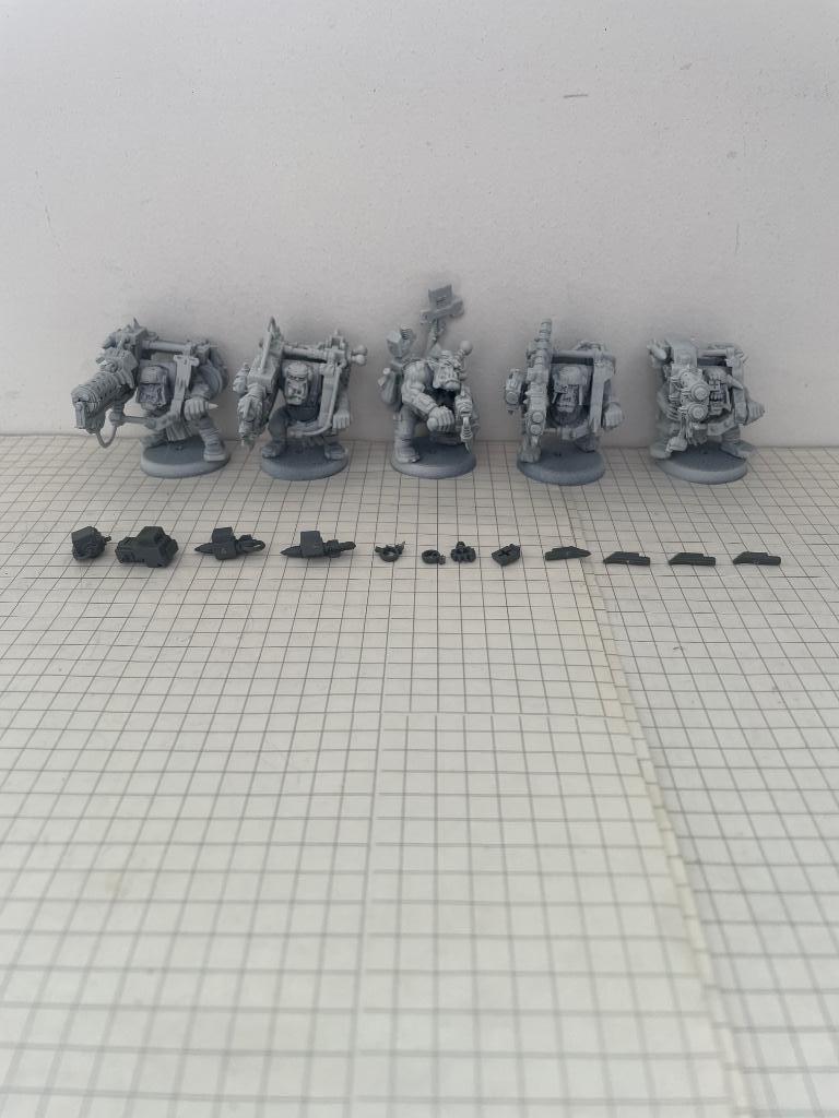Lot de Pillards/Lootas Orks pour Warhammer 40000/OPR, Hobby & Loisirs créatifs, Wargaming, Utilisé, Warhammer 40000, Enlèvement ou Envoi