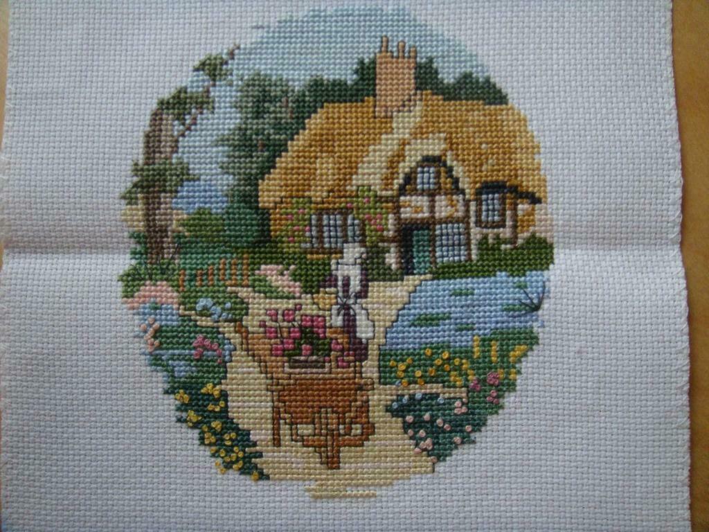 Toile au point de croix, Enlèvement ou Envoi, Neuf, Broderies à la main, Set à broder