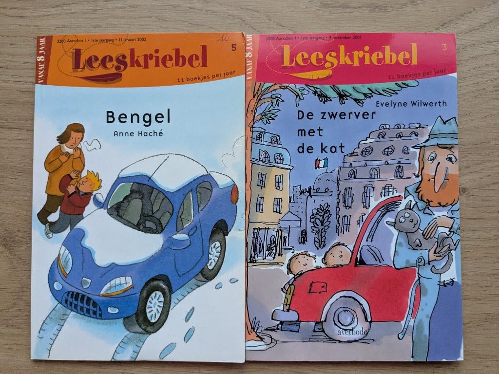 2 boekjes leeskriebel avi niveau 6, Boeken, Ophalen of Verzenden, Gelezen, Evelyne wilwerth, Fictie algemeen