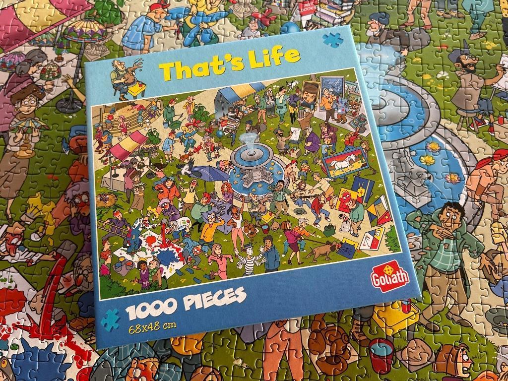 Puzzel That’s Life 1000 stukjes, Enlèvement ou Envoi, 500 à 1500 pièces, Comme neuf, Puzzle