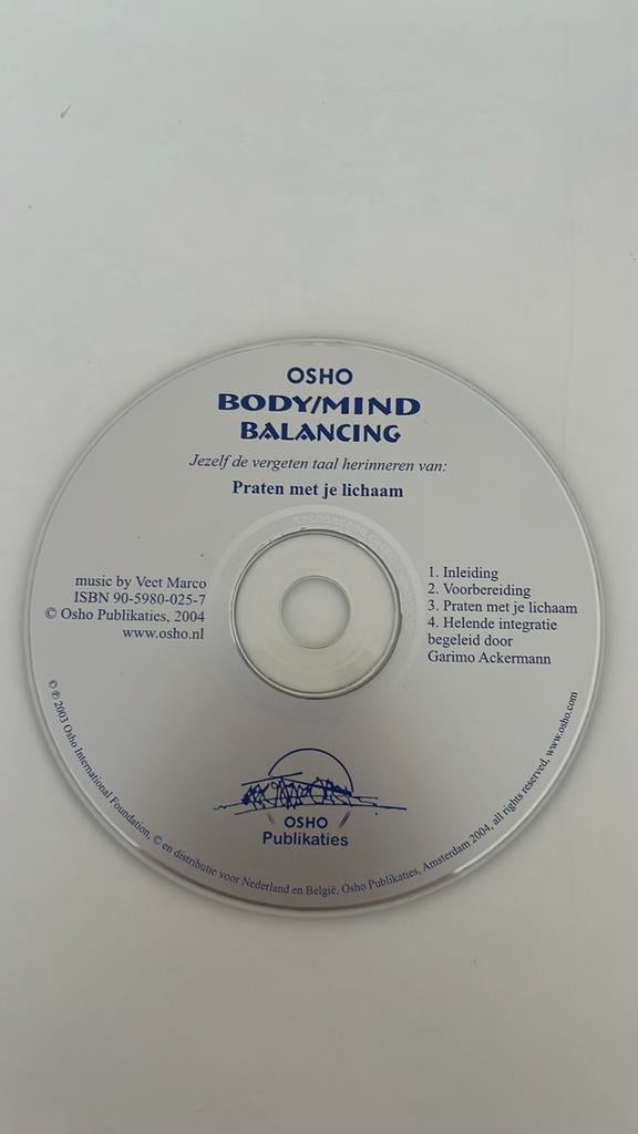 Osho - Body/Mind balancing cd, Ophalen of Verzenden, Zo goed als nieuw
