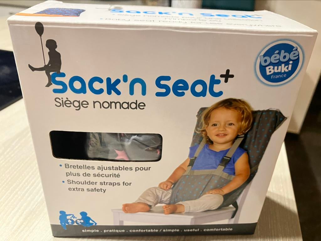 Sack'n seat, Enfants & Bébés, Enlèvement, Comme neuf, Autres types