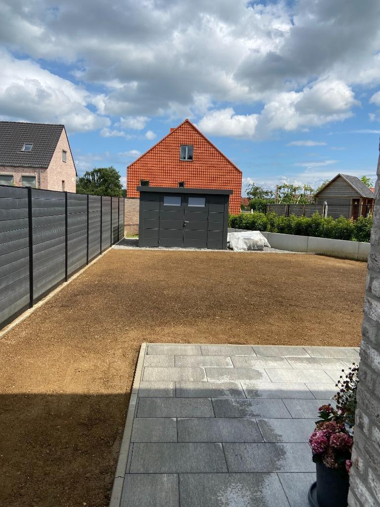 afsluitingen--verhardingen-zaaien-frezen-klepelmaaien-, Services & Professionnels, Jardiniers & Paveurs, Trottoir, Grillage ou Palissade