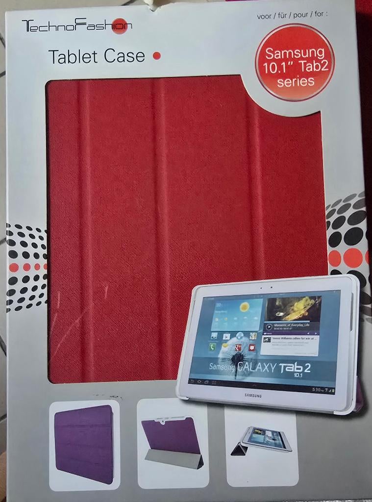 Tablet Case Samsung Tab2 - Rood, Neuf, Protection faces avant et arrière, 10 pouces, Samsung