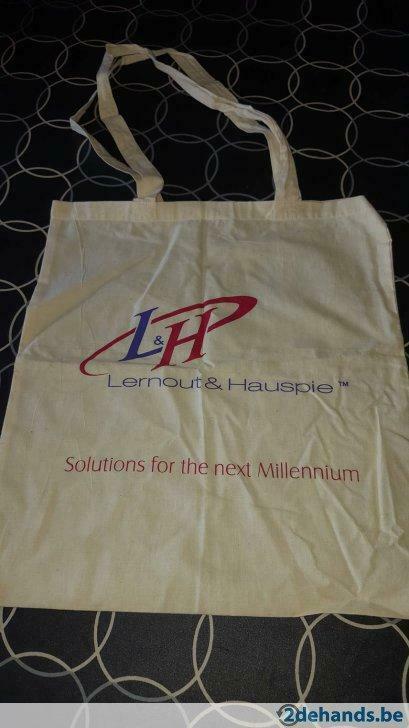 Lernout & Hauspie : Tote Bag tijdens opening FLV Ieper 1999!, Verzamelen, Merken en Reclamevoorwerpen, Ophalen of Verzenden, Nieuw