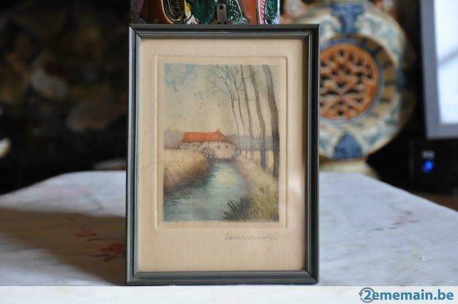 gravure moulin a eau