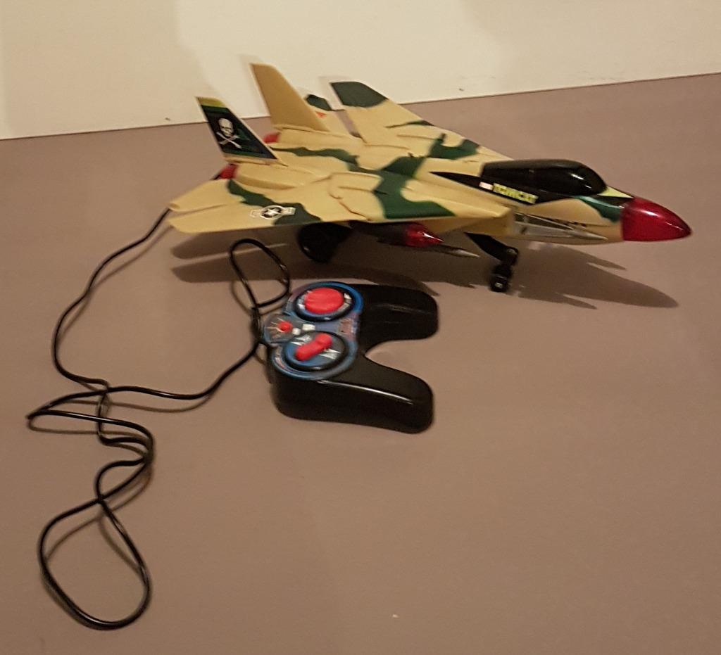 Goldlok Toys F14 Tomcat Military Airforce in perfecte staat, Ophalen, Zo goed als nieuw, Afstandsbediening