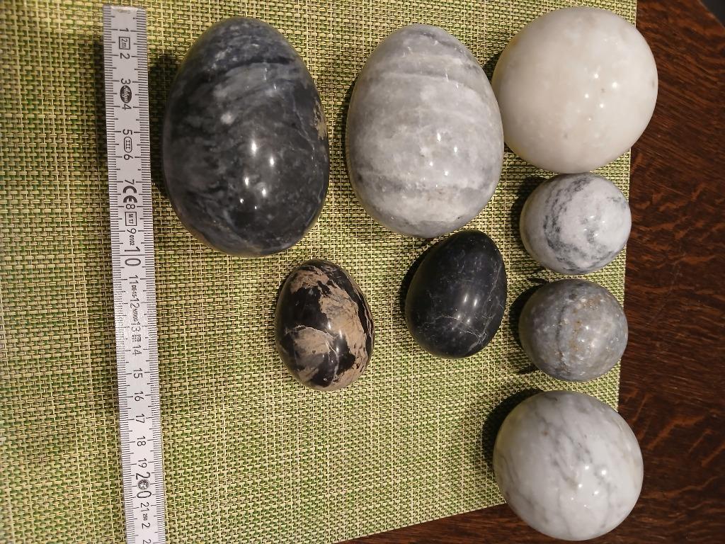 marmeren bollen en eieren, Ophalen, Zo goed als nieuw, Feestartikel