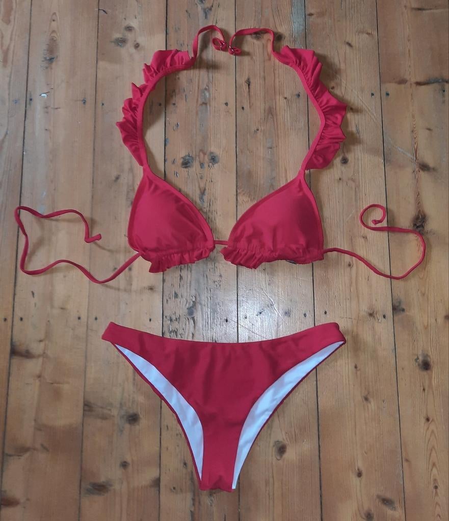 Bikini-set "M", Ophalen of Verzenden, Zo goed als nieuw, Rood, Bikini