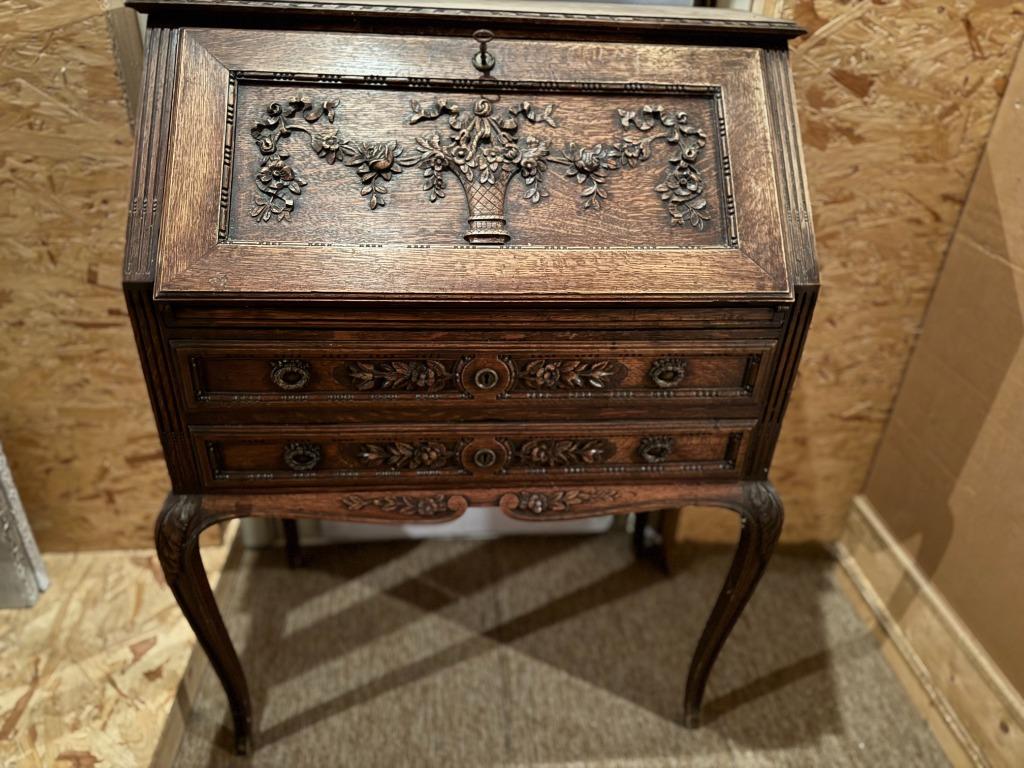 Oude secretaire - antiek, Huis en Inrichting, Kasten | Secretaires, Gebruikt, Ophalen