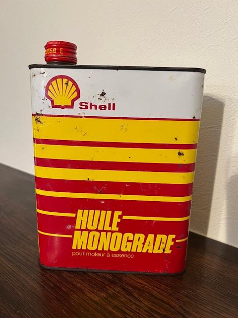 Shell Monograde, olieblik, Ophalen
