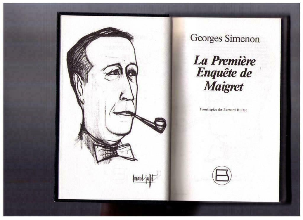 La première enquête de Maigret - Georges Simenon - Edito-Ser, Livres, Enlèvement ou Envoi, Comme neuf, Georges Simenon