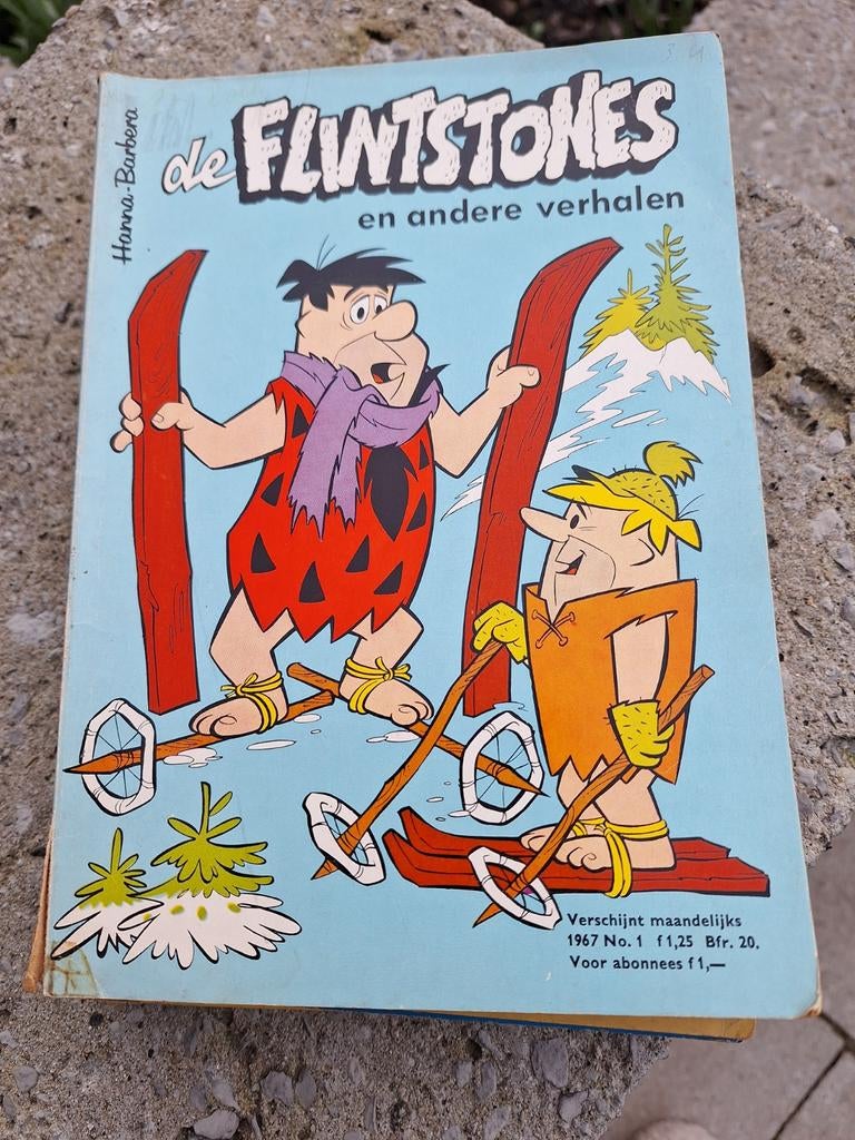 De Flintstones 7 boekjes van het jaar 1967, Gelezen, Ophalen of Verzenden, Hanna-Barbera, Meerdere comics